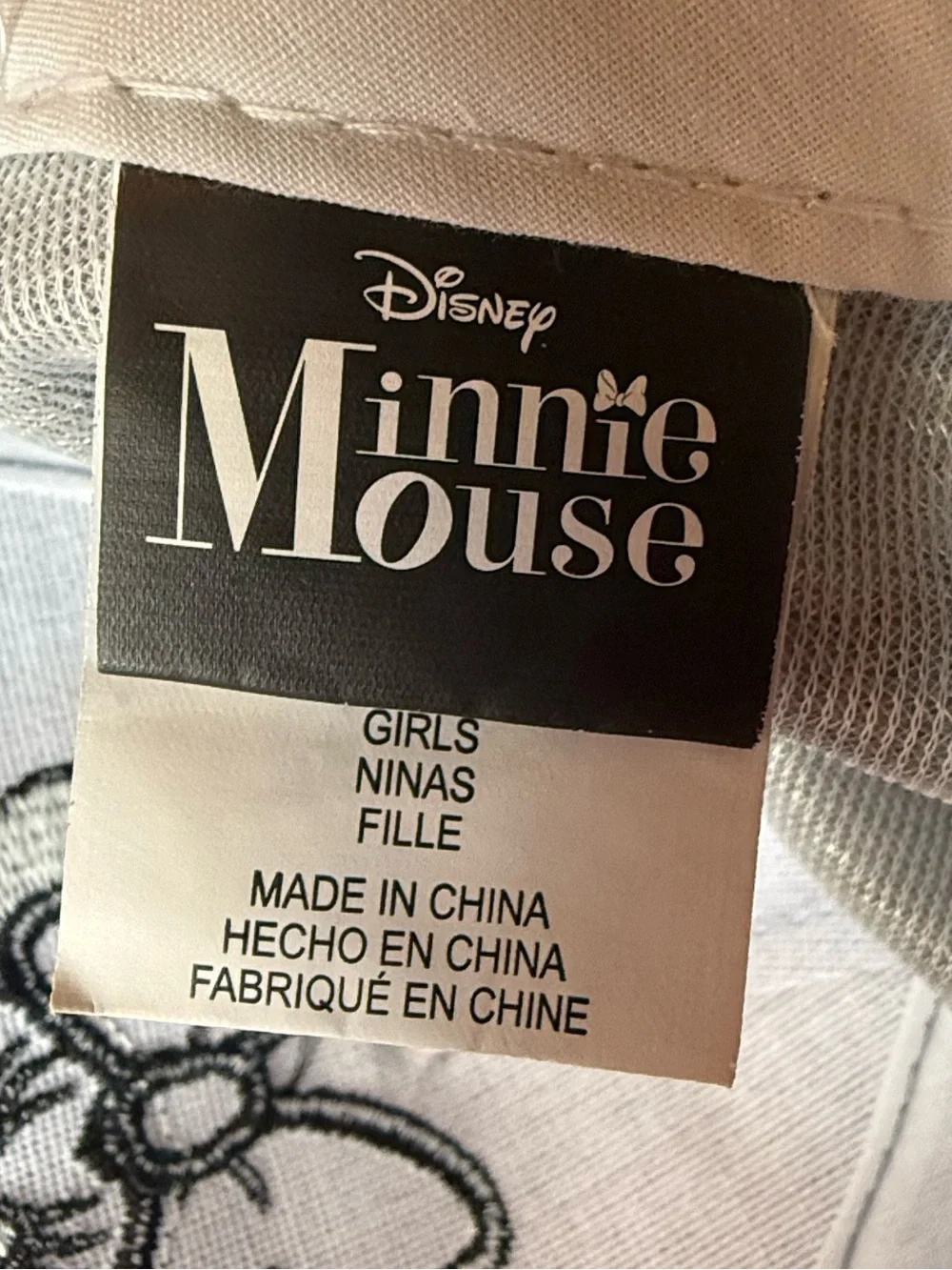 Disney Minnie Mouse baseball hat cap girls